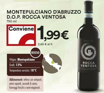 Coop Rocca Montepulciano d'Abruzzo offerta