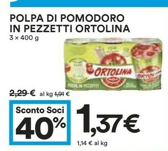 Coop Pomodori pelati offerta