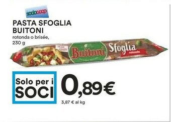 Coop Buitoni Pasta sfoglia offerta