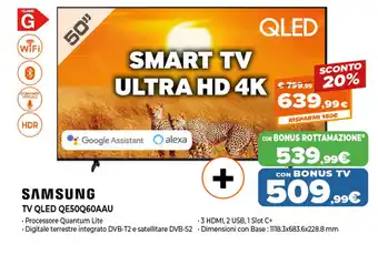 Somma Expert Samsung TV QLed 50" QE50Q60AAU offerta