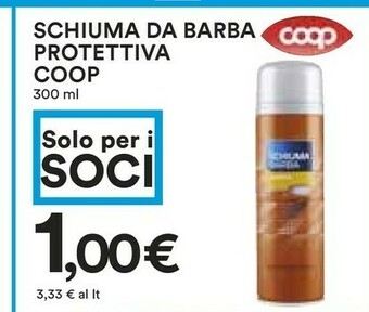 Coop Schiuma da barba offerta