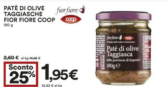 Coop Coop - Patè Di Olive Taggiasca 180 G(ml) offerta