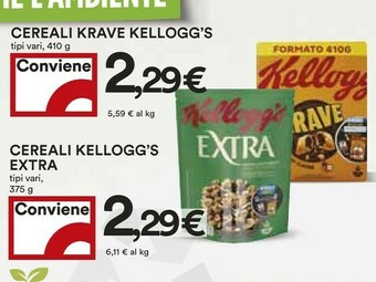 Coop Kelloggs Cereali offerta