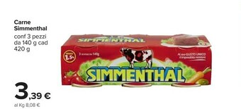 Carrefour Simmenthal Carne in scatola offerta