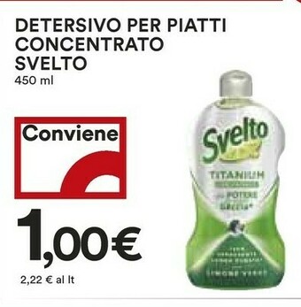 Coop Svelto 8710847990762 Detersivo Per Piatti Gel 450 Ml offerta