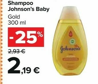Carrefour Johnson's Baby Shampoo offerta