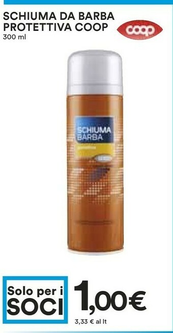 Coop Coop Schiuma Da Barba Protettiva offerta
