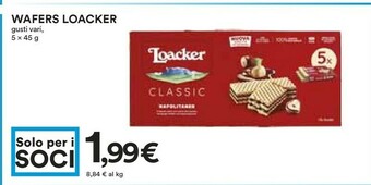 Coop Loacker Loacker - Wafer Milk 225 g(ml) offerta