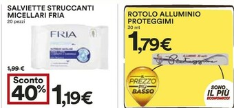 Coop Fria Salviette Struccanti Micellari offerta
