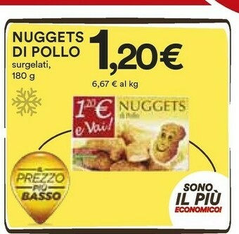 Coop 1€ e vai! Nuggets Di Pollo offerta