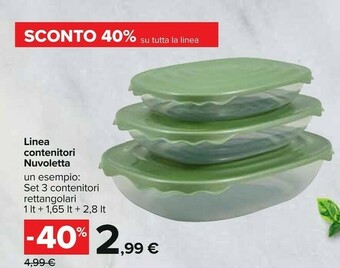 Carrefour Nuvoletta Contenitori per alimenti offerta