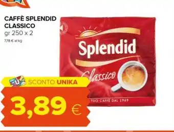 Oasi CAFFÈ SPLENDID CLASSICO gr 250 x 2 offerta