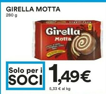 Coop Motta Girella 280 G(ml) offerta