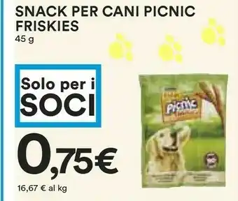 Coop Purina FRISKIES Picnic 42 G Adulto Pollo offerta