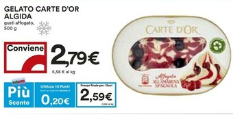 Coop Algida Carte D'Or Gelato Affogato Al Cioccolato 500 G(ml) offerta