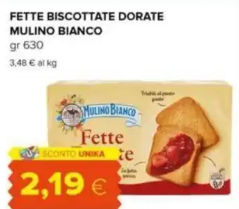 Oasi FETTE BISCOTTATE DORATE MULINO BIANCO gr 630 offerta