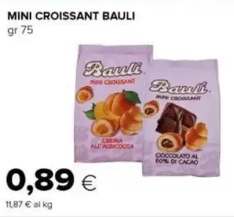 Oasi MINI CROISSANT BAULI gr 75 offerta
