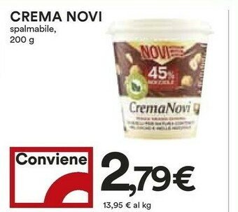 Coop Novi Crema 45% Nocciole 200 G(ml) offerta