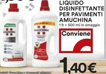 Coop Amuchina Liquido Disinfettante Per Pavimenti offerta