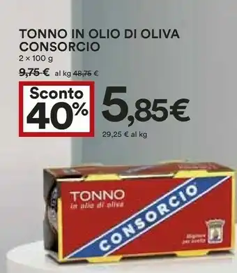 Coop Consorcio - Tonno In Olio Di Oliva 200 G(ml) offerta