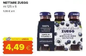 Oasi NETTARE ZUEGG ml 125 x 6 offerta