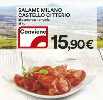 Coop Castello Citterio Salame Milano offerta