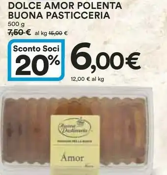 Coop Dolce Amor Polenta Buona Pasticceria offerta