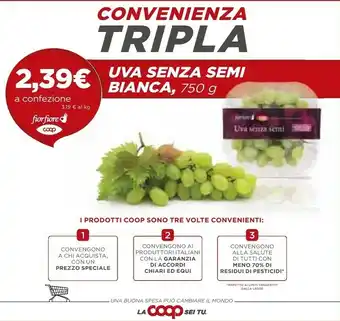 Coop Uva Senza Semi offerta
