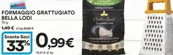 Coop Bella Lodi Formaggio Grattugiato offerta