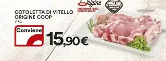 Coop Ipercoop Cotoletta Di Vitello offerta