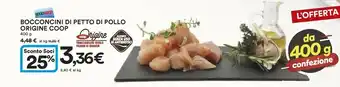 Coop Bocconcini Di Petto Di Pollo offerta