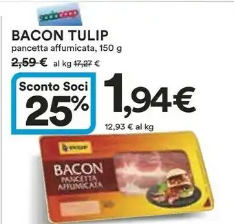 Coop Tulip - Bacon 150 g(ml) offerta