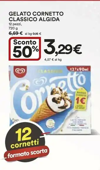 Coop Algida Gelato Cornetto Classico offerta