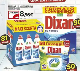 Coop Dixan Detersivo Per Lavatrice offerta