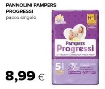 Oasi PANNOLINI PAMPERS PROGRESSI pacco singolo offerta
