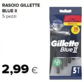 Oasi RASOIO GILLETTE BLUE II 5 pezzi offerta