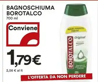 Coop Borotalco Bagnoschiuma Original 700 Ml offerta