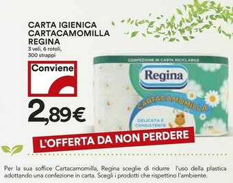 Coop Regina Carta Igienica Cartacamomilla offerta