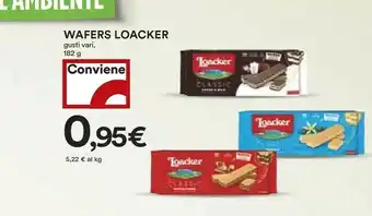 Coop Loacker Wafers offerta