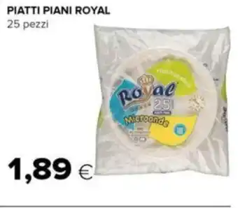 PIATTI PIANI ROYAL 25 pezzi