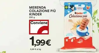 Coop Ferrero Kinder Colazione Più 290 G(ml) offerta