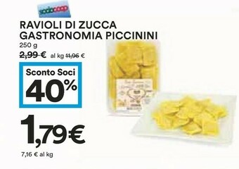 Coop Gastronomia piccinini Ravioli offerta