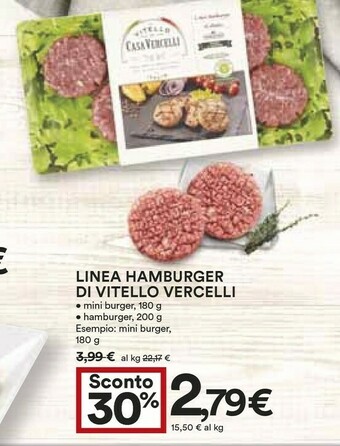 Coop Hamburger offerta