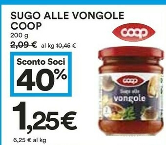 Coop Vongole offerta