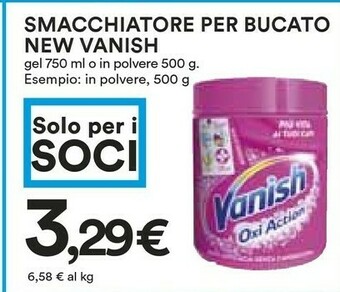 Coop Vanish Smacchiatore offerta