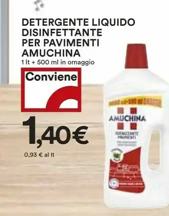 Coop Amuchina Pulizia pavimenti offerta