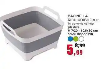 Happy Casa BACINELLA RICHIUDIBILE 9 Lt offerta