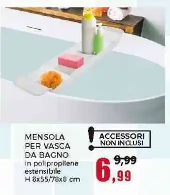 Happy Casa MENSOLA PER VASCA DA BAGNO offerta