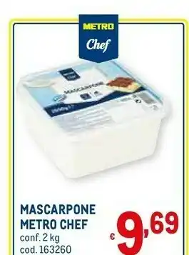 Metro Metro chef Mascarpone offerta