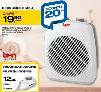 Self bticino Termoventilatore offerta